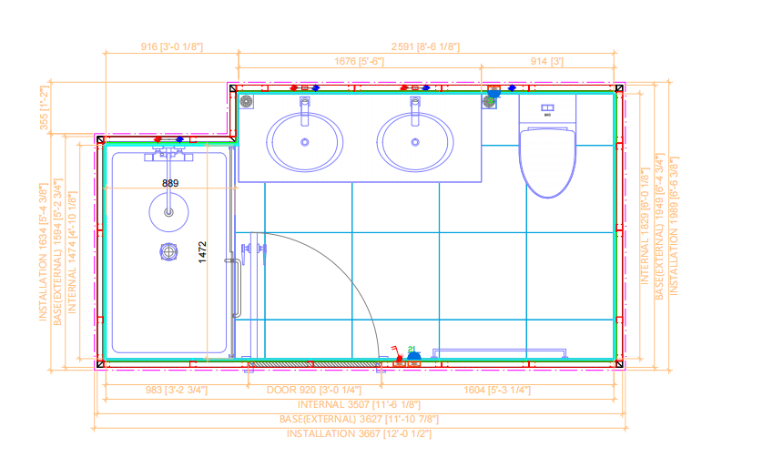 Multifamily Primary Bath